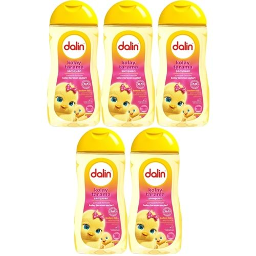 Dalin Bebek Kolay Tarama Şampuanı 200ML Badem Özlü (5 Li Set)