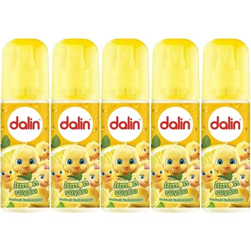 Dalin Bebek Kolonyası 150ML Limon Çiçeği (Limon-Bergomat-Papatya) (5 Li Set)