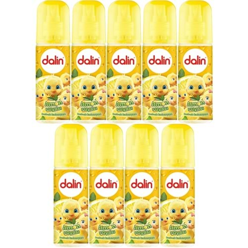 Dalin Bebek Kolonyası 150ML Limon Çiçeği (Limon-Bergomat-Papatya) (9 Lu Set)