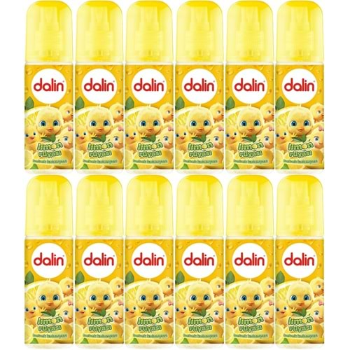 Dalin Bebek Kolonyası 150ML Limon Çiçeği (Limon-Bergomat-Papatya) (12 Li Set)