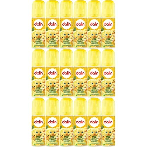 Dalin Bebek Kolonyası 150ML Limon Çiçeği (Limon-Bergomat-Papatya) (18 Li Set)