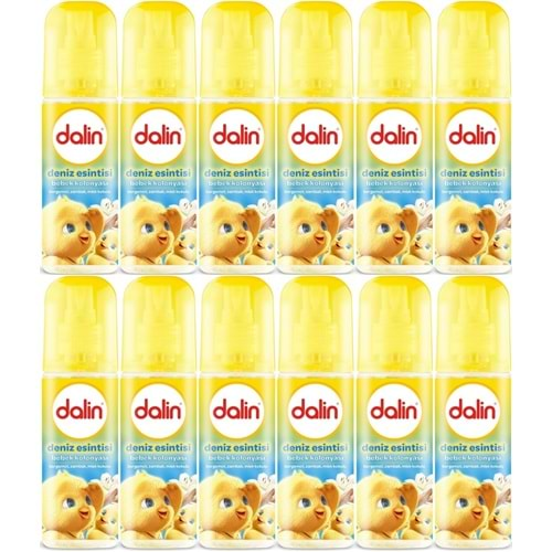 Dalin Bebek Kolonyası 150ML Deniz Esintisi (Bergomat-Zambak-Misk Kokulu) (12 Li Set)