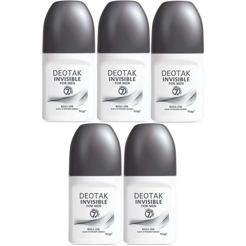 Deotak Roll-On 35ML Invısıble (Formen/Erkek) (5 Li Set)