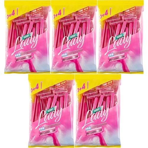 Derby Lady Traş Bıçağı Çift Bıçaklı 70 Li Set (5PK*14)