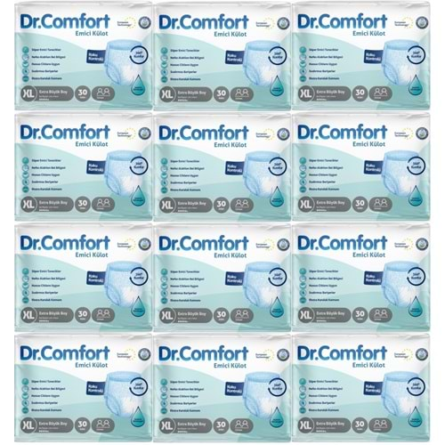 Dr.Comfort Hasta Bezi Yetişkin Emici Külot Ekstra Büyük (XL) 360 Adet (12Pk*30)