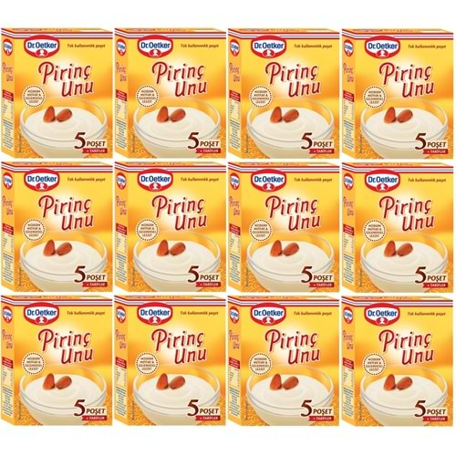 Dr.Oetker Pirinç Unu 175GR 12 Li Set