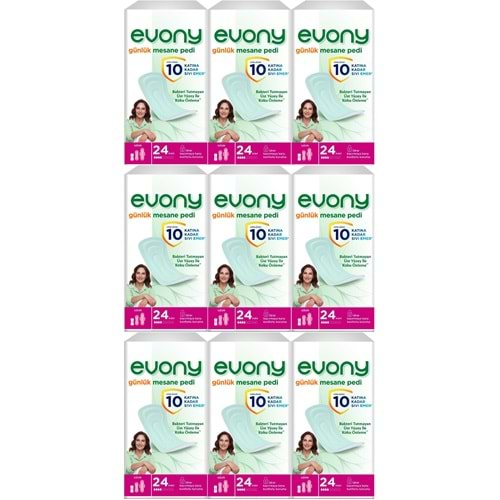 Evony Günlük Mesane Pedi Uzun 216 Adet (9PK*24)