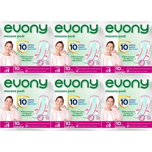 Evony Günlük Mesane Pedi Yoğun 60 Adet (6PK*10)