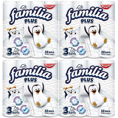 Familia Plus Tuvalet Kağıdı 3 Katlı 128 Li Paket (4pk*32)