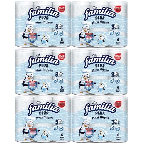 Familia Kağıt Havlu (3 Katlı) Plus Maxi Hijyen 36 Lı Paket (6PK*6)