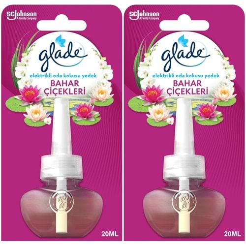 Glade Elektrikli Oda Kokusu Yedek Bahar Çiçekleri (2 Li Set)