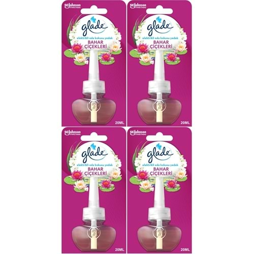 Glade Elektrikli Oda Kokusu Yedek Bahar Çiçekleri (4 Lü Set)