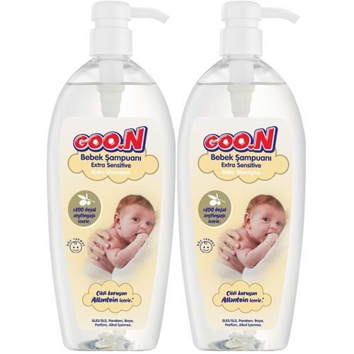 Goon Bebek Şampuanı 700ML Ekstra Sensitive/Hassas (2 Li Set)