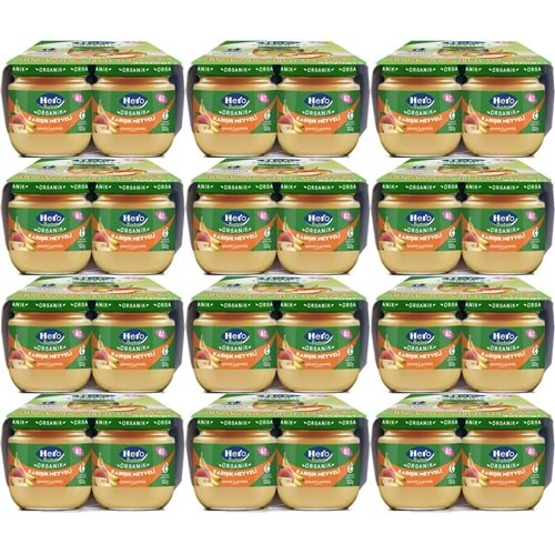 Hero Baby Kavanoz Maması 120GR Avantaj Pk (48 Li Set) Karışık Meyveli (12PK*4)