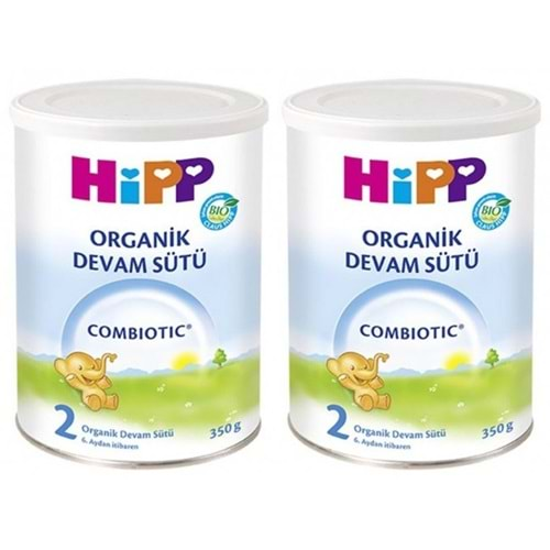 Hipp Organik Combiotic Bebek Sütü 350GR No:2 (2 Li Set)