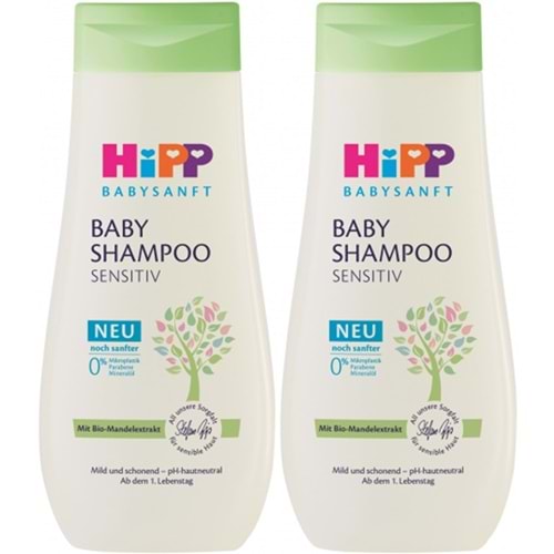 Hipp Babysanft Bebek Şampuanı (Baby Shanmpoo) Sensıtıv 200ML (2 Li Set)