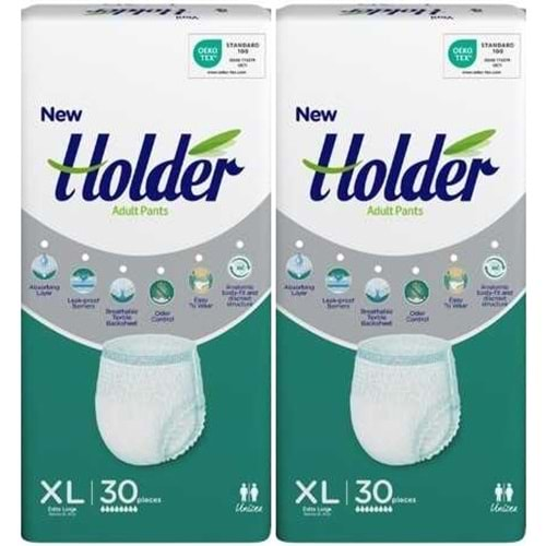 Holder Emici Külot Hasta Bezi Extra Large-XL 60 Adet (2PK*30)