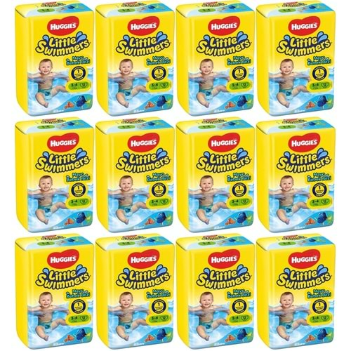 Huggıes Little Swımmers Mayo Bebek Bezi Beden:3-4 (7-15KG) 144 Adet (12PK*12)