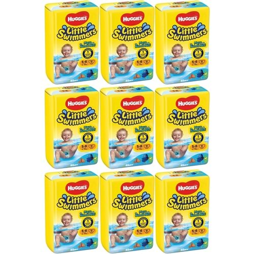 Huggıes Little Swımmers Mayo Bebek Bezi Beden:5-6 (12-18KG) 99 Adet (9PK*11)