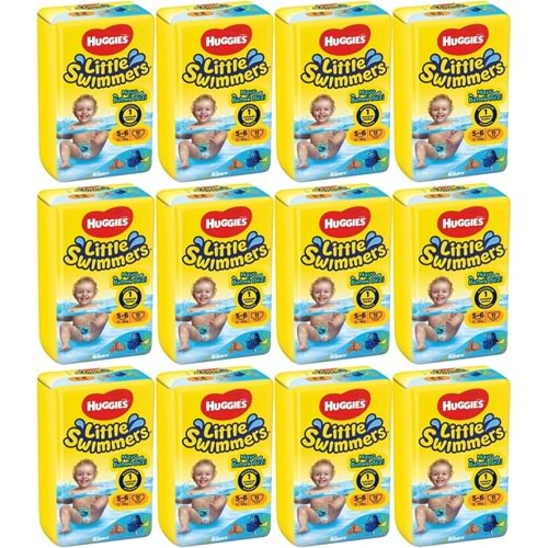 Huggıes Little Swımmers Mayo Bebek Bezi Beden:5-6 (12-18KG) 132 Adet (12PK*11)