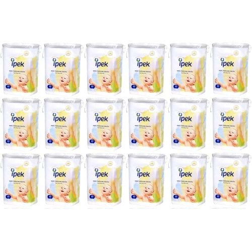 İpek Bebek Temizleme Pamuğu 1080 Adet (18Pk*60)