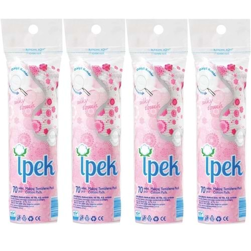 İpek Makyaj Temizleme Pedi 280 Adet (4PK*70)