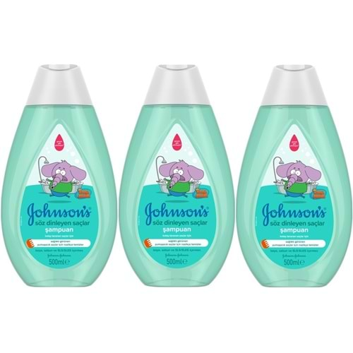 Johnsons Baby Bebek Şampuanı 500ML Kral Şakir Söz Dinleyen Saçlar (3 Lü Set)