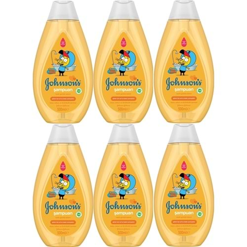 Johnsons Baby Bebek Şampuanı 500ML Kral Şakir Klasik (6 Lı Set)