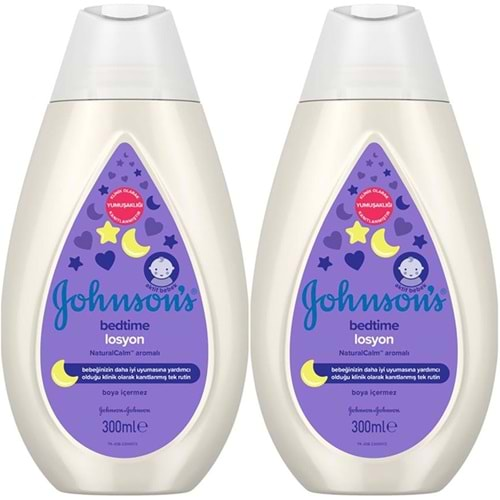 Johnsons Baby Bedtime Bebek Losyon 300ML (2 Li Set)