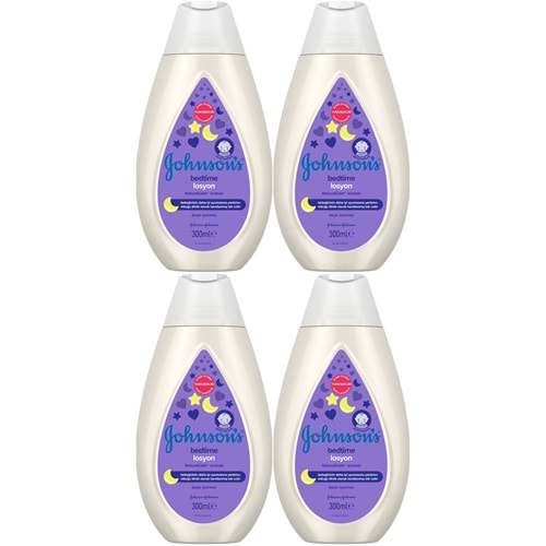 Johnsons Baby Bedtime Bebek Losyon 300ML (4 Lü Set)