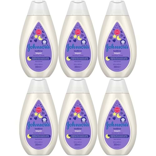 Johnsons Baby Bedtime Bebek Losyon 300ML (6 Lı Set)