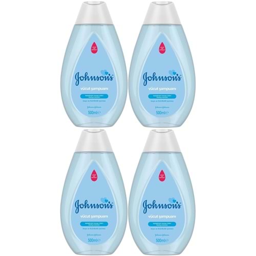 Johnsons Baby Vücut Şampuanı 500ML (4 Lü Set)