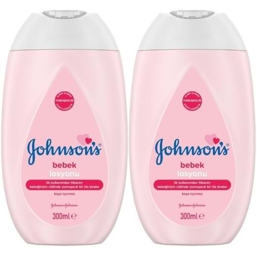 Johnsons Baby Bebek Losyon 300ML (2 Li Set)