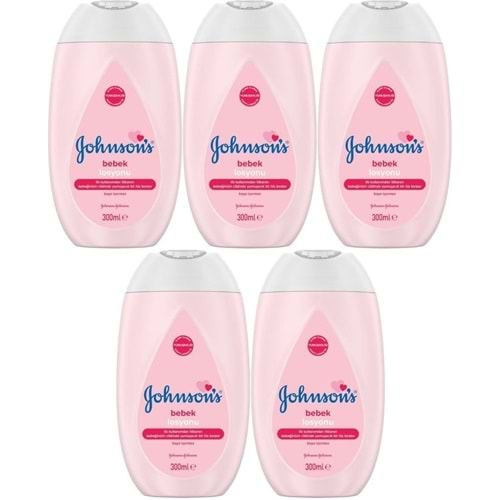 Johnsons Baby Bebek Losyon 300ML (5 Li Set)