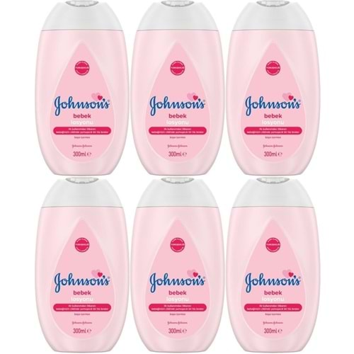 Johnsons Baby Bebek Losyon 300ML (6 Lı Set)