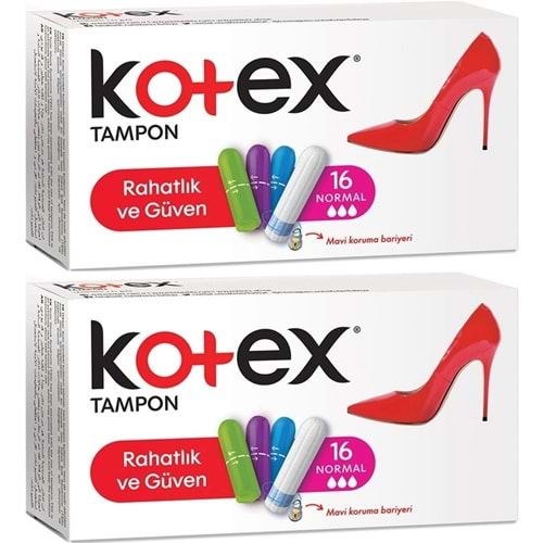 Kotex Tampon Normal 32 Li Set (2PK*16)