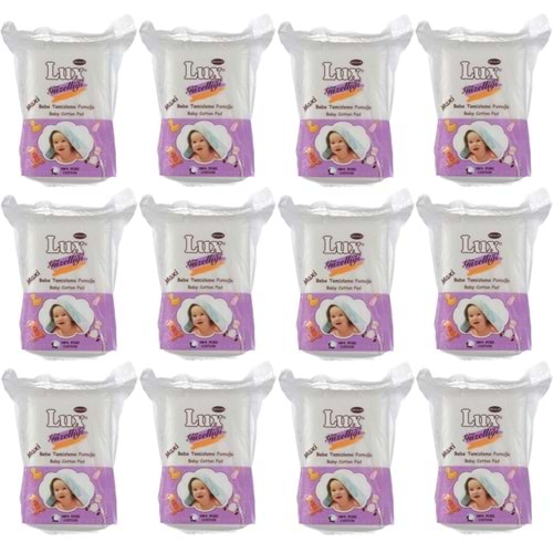 Lüx Bebek Temizleme Pamuğu 720 Adet (12Pk*60)