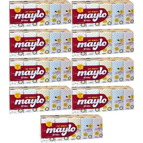 Maylo Cep Kağıt Mendil 90 Lı Set (9PK*10)