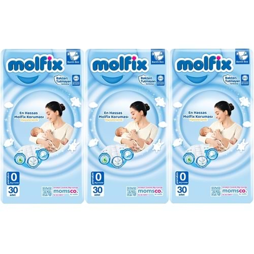 Molfix Bebek Bezi Ekonomik Beden:0 (0-3KG) Prematüre 90 Adet