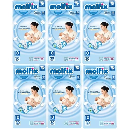 Molfix Bebek Bezi Ekonomik Beden:0 (0-3KG) Prematüre 180 Adet