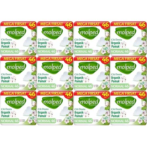 Molped Pure&Soft Hijyenik Ped Normal 552 (12PK*46) Adet Mega Pk