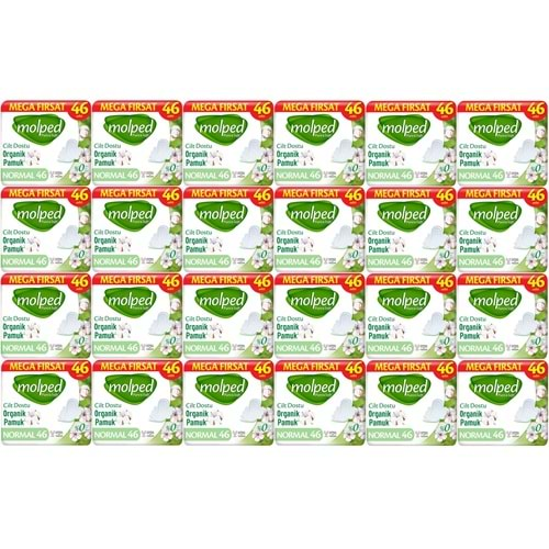 Molped Pure&Soft Hijyenik Ped Normal 1104 (24PK*46) Adet Mega Pk