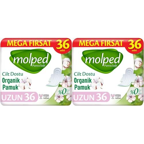 Molped Pure&Soft Hijyenik Ped Uzun 72 (2PK*36) Adet Mega Pk