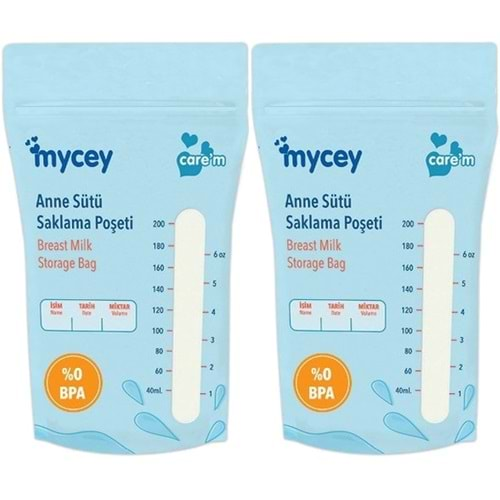 Mycey Anne Sütü / Süt Saklama Poşeti 25 Li Pk Tekli (2 Li Set)