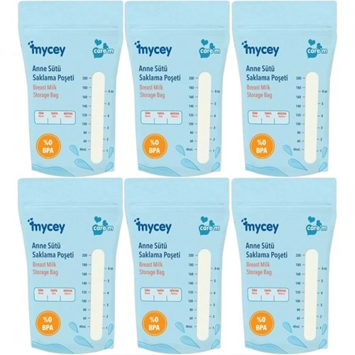 Mycey Anne Sütü / Süt Saklama Poşeti 25 Li Pk Tekli (6 Lı Set)