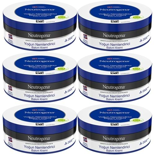 Neutrogena Norveç Formülü Yoğun Bakım Kremi 200ML (6 Lı Set)