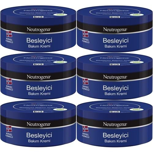 Neutrogena Norveç Formülü Besleyici Bakım Kremi 200ML (6 Lı Set)