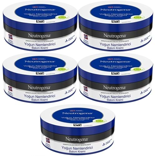 Neutrogena Norveç Formülü Yoğun Bakım Kremi 200ML (5 Li Set)