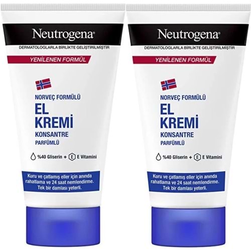 Neutrogena El Bakım Kremi 50ML Parfümlü (2 Li Set)