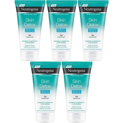 Neutrogena Skin Detox Serinletici Peeling Jel 150ML (5 Li Set)